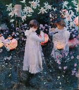 John Singer Sargent Carnation, Lily, Lily, Rose painting